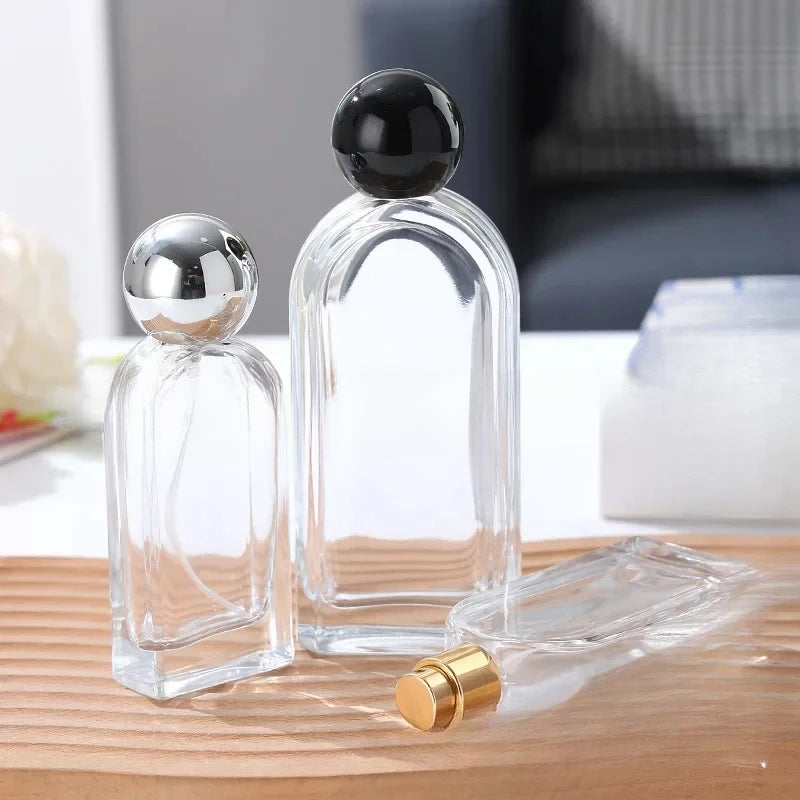 30ml & 100ml Refillable Glass Perfume Spray Bottle | Portable Perfume Spray Bottle QXL