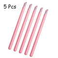 Quartz Cuticle Grinding Pen | Manicure Stick 1–5 Pc Set Cuticle Grinding Pen QXL Pink-5Pcs