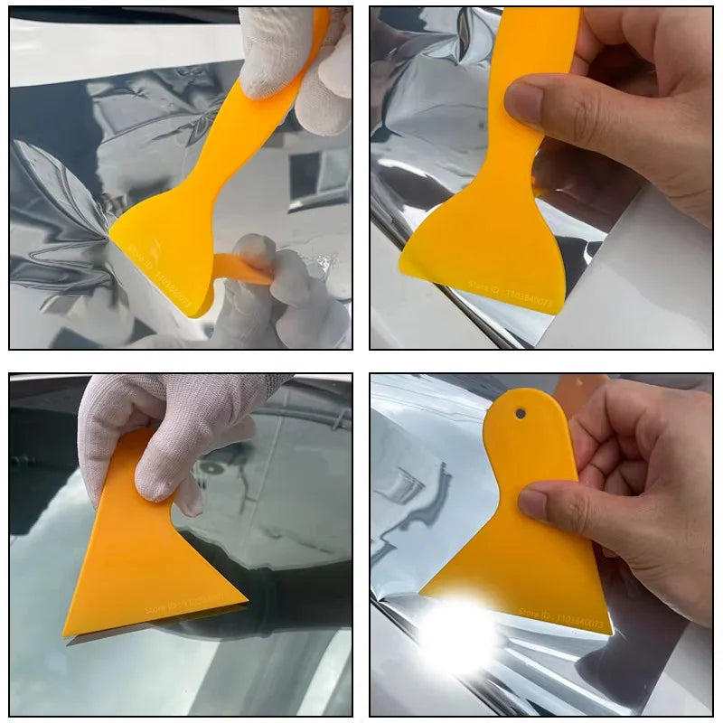 Professional Car Vinyl Wrap Tool Kit Complete Window Tinting Felt Squeegee Cutter for PPF Carbon Fiber Film Sticker Application QXL
