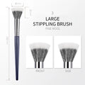 Ombré Galaxy Goat Hair Bronzer Blending Brush | Deep Blue Makeup Blending Brush QXL 003