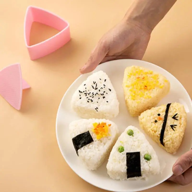 Triangle Onigiri Mold | DIY Rice Ball & Sushi Bento Press Rice Ball Mold QXL