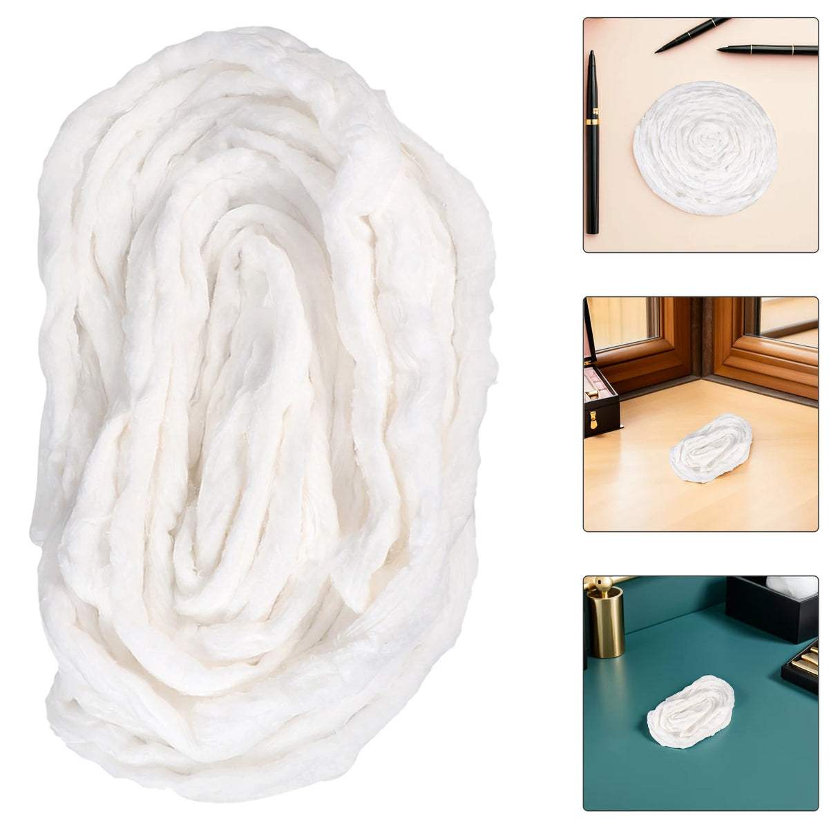 190G Salon Cotton Rolls | Hair Perm, Makeup & Nail Care Salon Cotton Rolls QXL Default Title