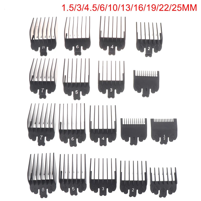 Universal Hair Clipper Guide Comb Set | 10 Sizes 1.5–25mm Clipper Guide Comb Set QXL