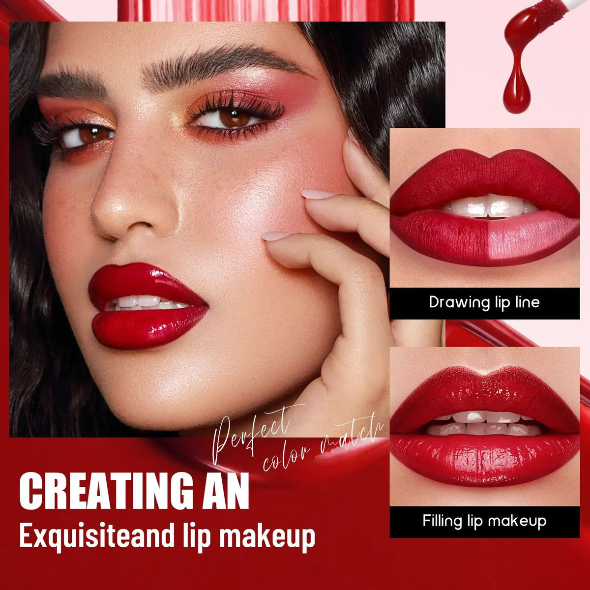 Handaiyan 6-Pc Lip Liner, Matte Lipstick & Plumper Gift Set Lip Makeup Set QXL