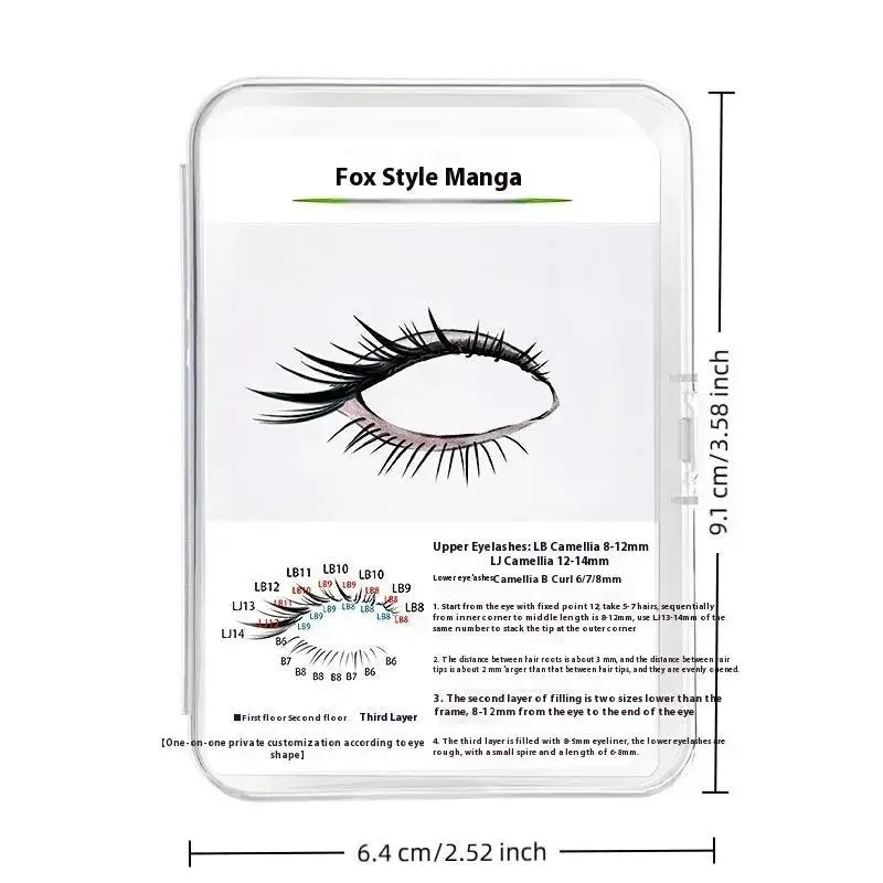 False Lash Trial Card | Lash Style Try-On Display Board Lash Display Card QXL