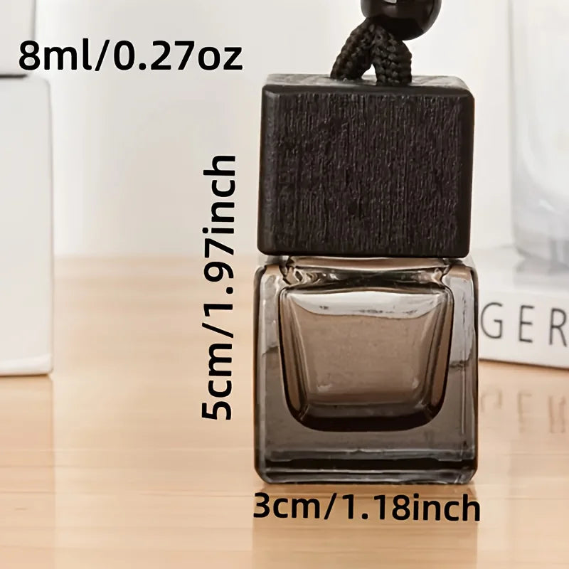 Refillable Car Essential Oil Diffuser Bottle | Tinted Square Cap Car Fragrance Diffuser QXL