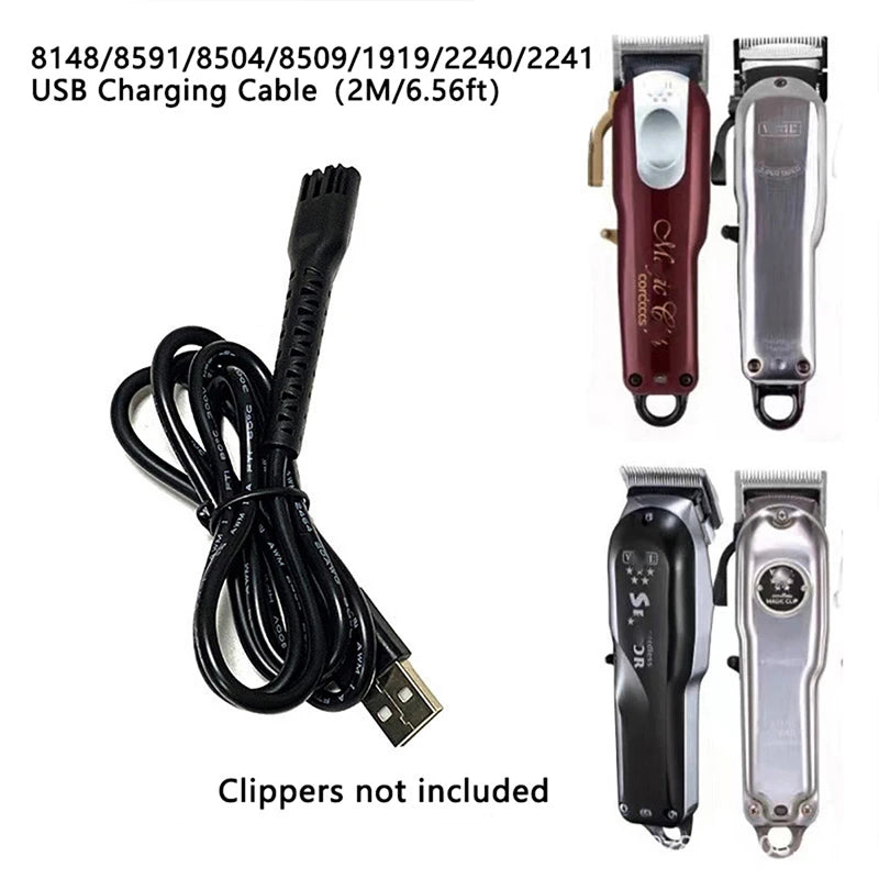 5V USB Charging Cable for Wahl 8148 8591 8504 Hair Clippers Clipper Charging Cable QXL