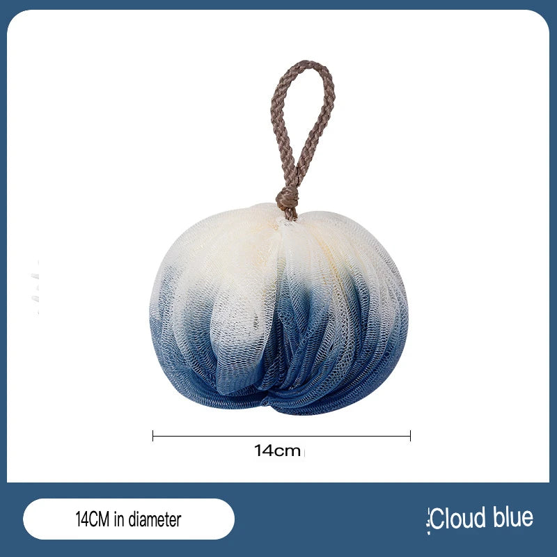 Super Soft 2-in-1 Bath Sponge Ball & Towel | 3 Colors Bath Sponge Ball QXL blue 2pcs Other China Mainland