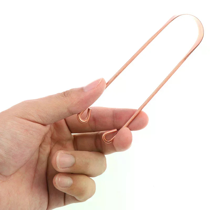 YOVIP Pure Copper Tongue Scraper | Fresh Breath Cleaner Tongue Scraper QXL