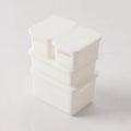 4-Pack 1/12 Dollhouse Miniature Food Storage Boxes with Lids Dollhouse Accessories QXL A1