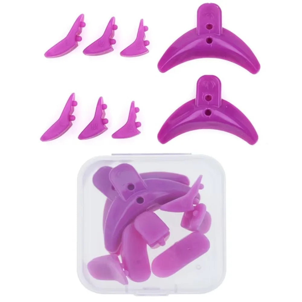 Silicone Eyelash Perm Pads & 3D Lash Curler Bracket Set Lash Perm Pad Set QXL