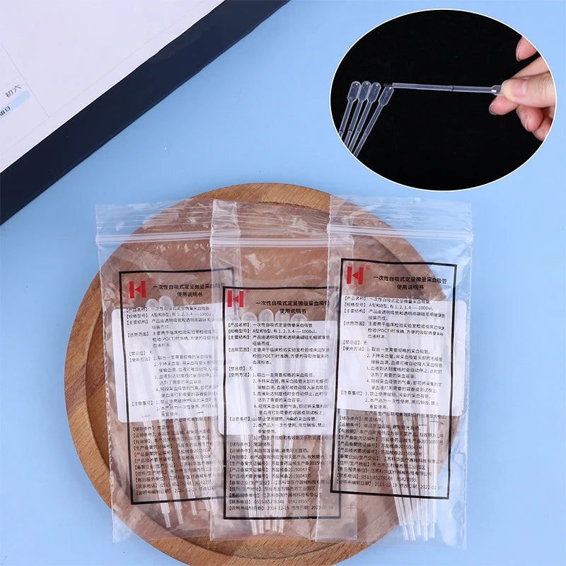40µL Disposable Transfer Micro Pasteur Pipettes – 5/10 Pack Disposable Micro Pipette QXL 5pcs per pack