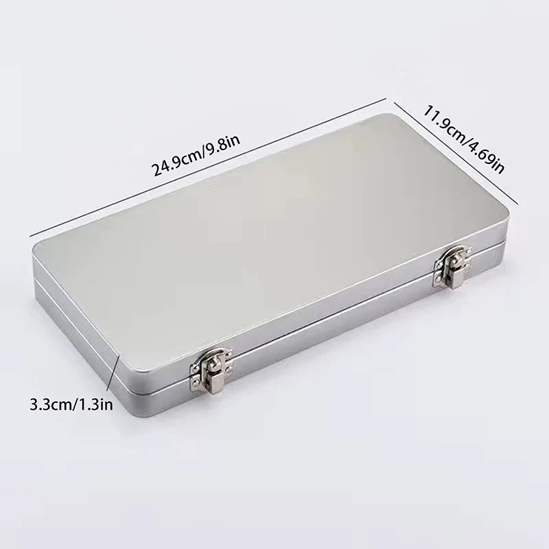 Tinplate Metal Rectangular Storage Box with Lid | S & L Metal Storage Box QXL L