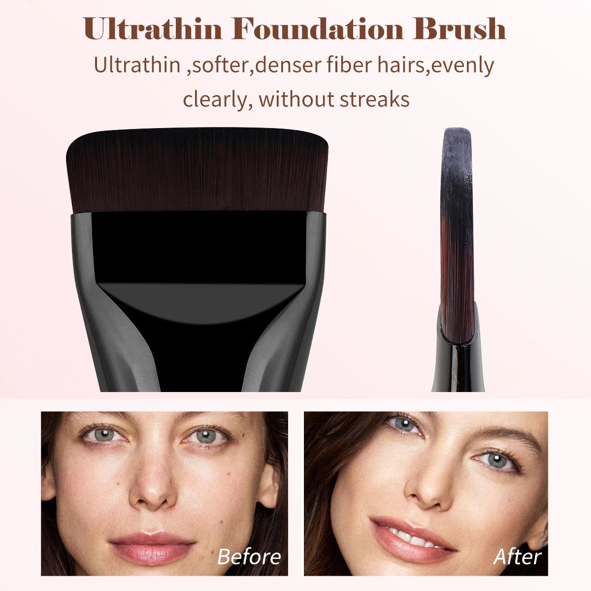 MAANGE Double-Ended Foundation & Concealer Makeup Brush Makeup Brush QXL