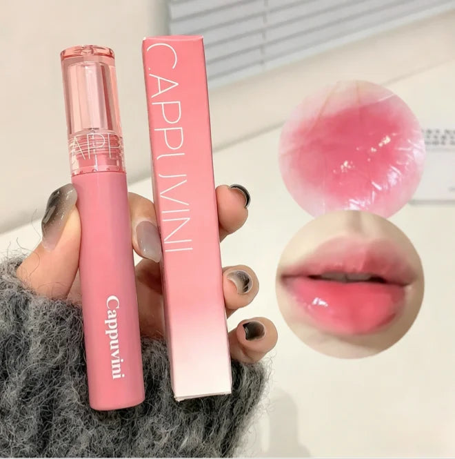 Cappuvini Jelly Mirror Lip Gloss | Moisturizing High-Shine Lip Gloss QXL