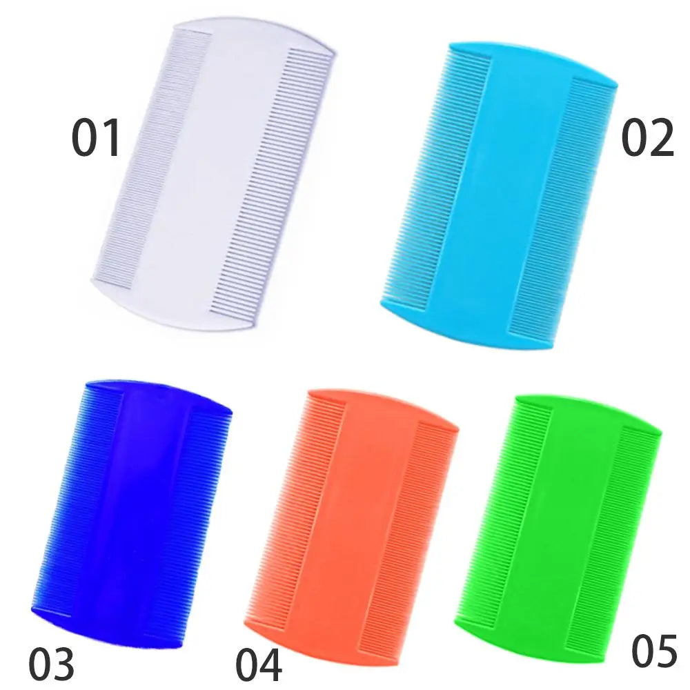 Double-Sided Lice & Nit Removal Comb | 2-Pack Dry & Wet Use Lice Removal Comb QXL