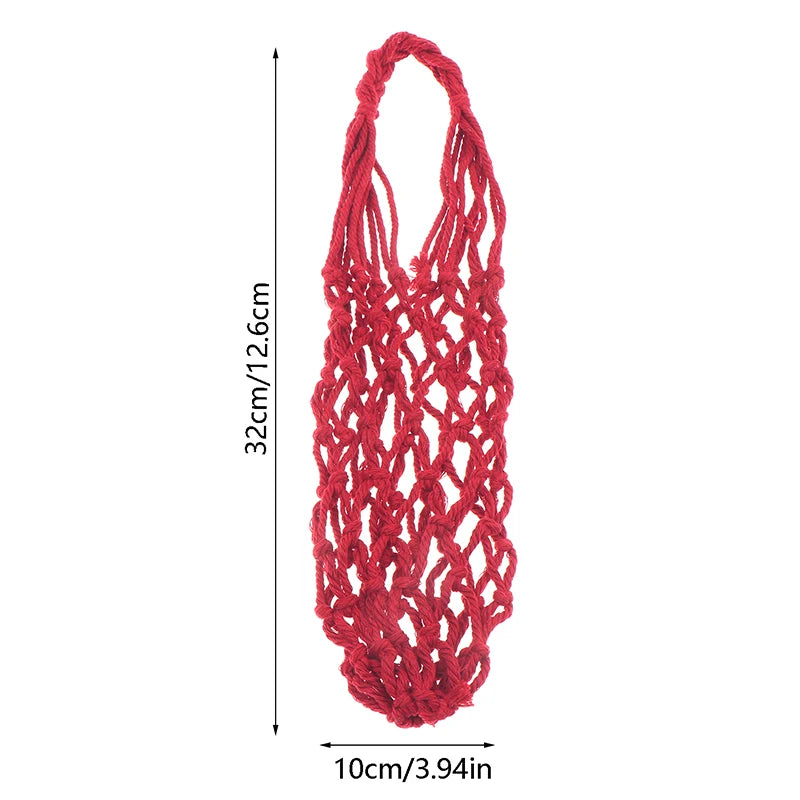 Crochet Water Bottle Bag | Woven Net Cup Holder Carrier Bottle Carrier Bag QXL