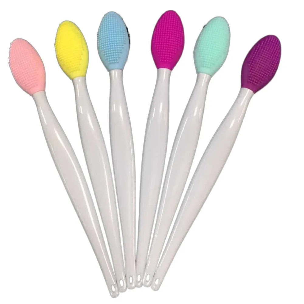 Silicone Nose Cleansing Brush | Manual Blackhead Removal Nose Cleansing Brush QXL Rose Red
