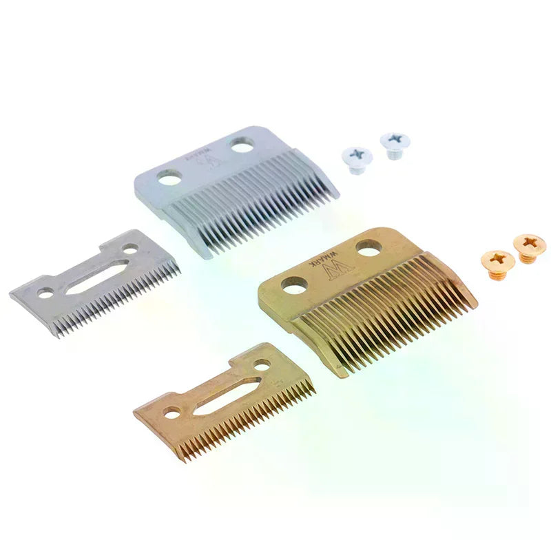 High Carbon Steel Hair Clipper Replacement Blade & Screws Set Clipper Blade Set QXL