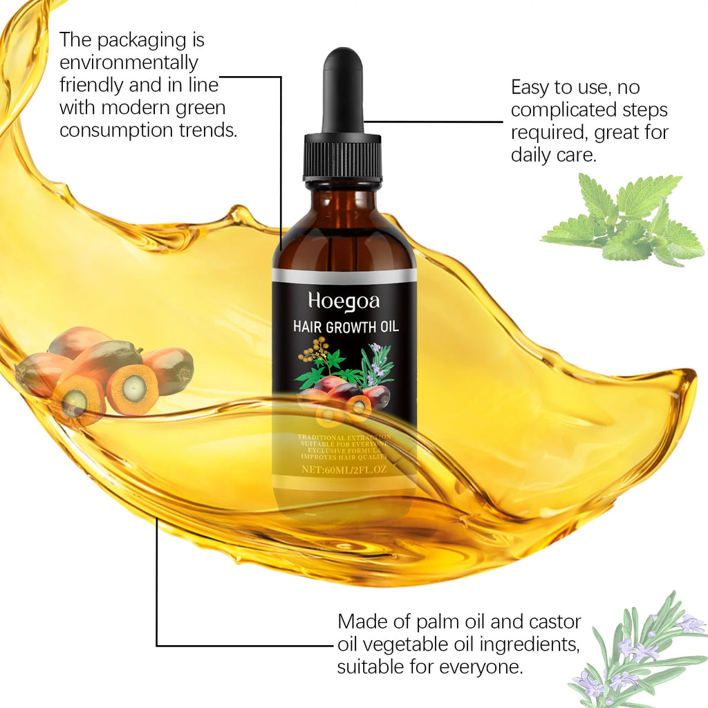 HOEGOA Palm Oil Hair Growth & Scalp Treatment Oil 60ml Scalp Treatment Oil QXL