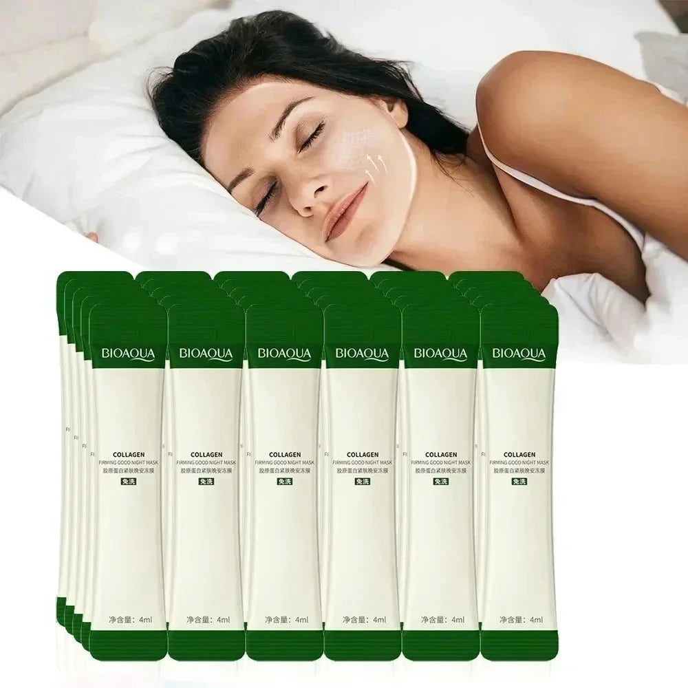 BIOAQUA Collagen Sleeping Face Mask – Hydrating & Firming Sleeping Face Mask QXL