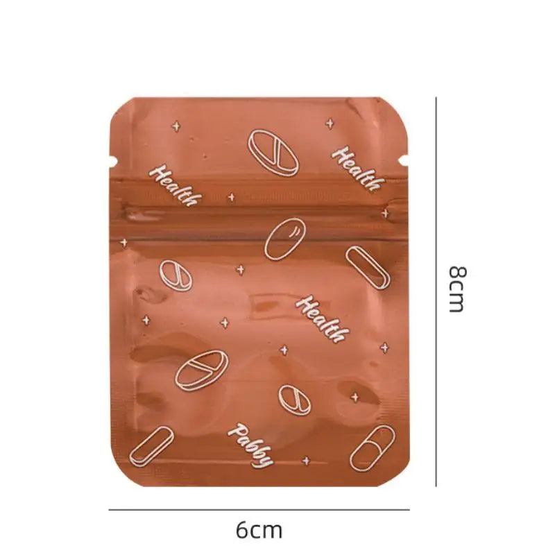 Light-Proof Self-Sealing Pill Pouches 30/60-Pack | Travel Storage Pill Storage Pouches QXL