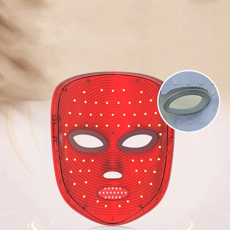 LED Red Light Therapy Face Mask | 3 Modes & 2500mAh Battery LED Therapy Face Mask QXL