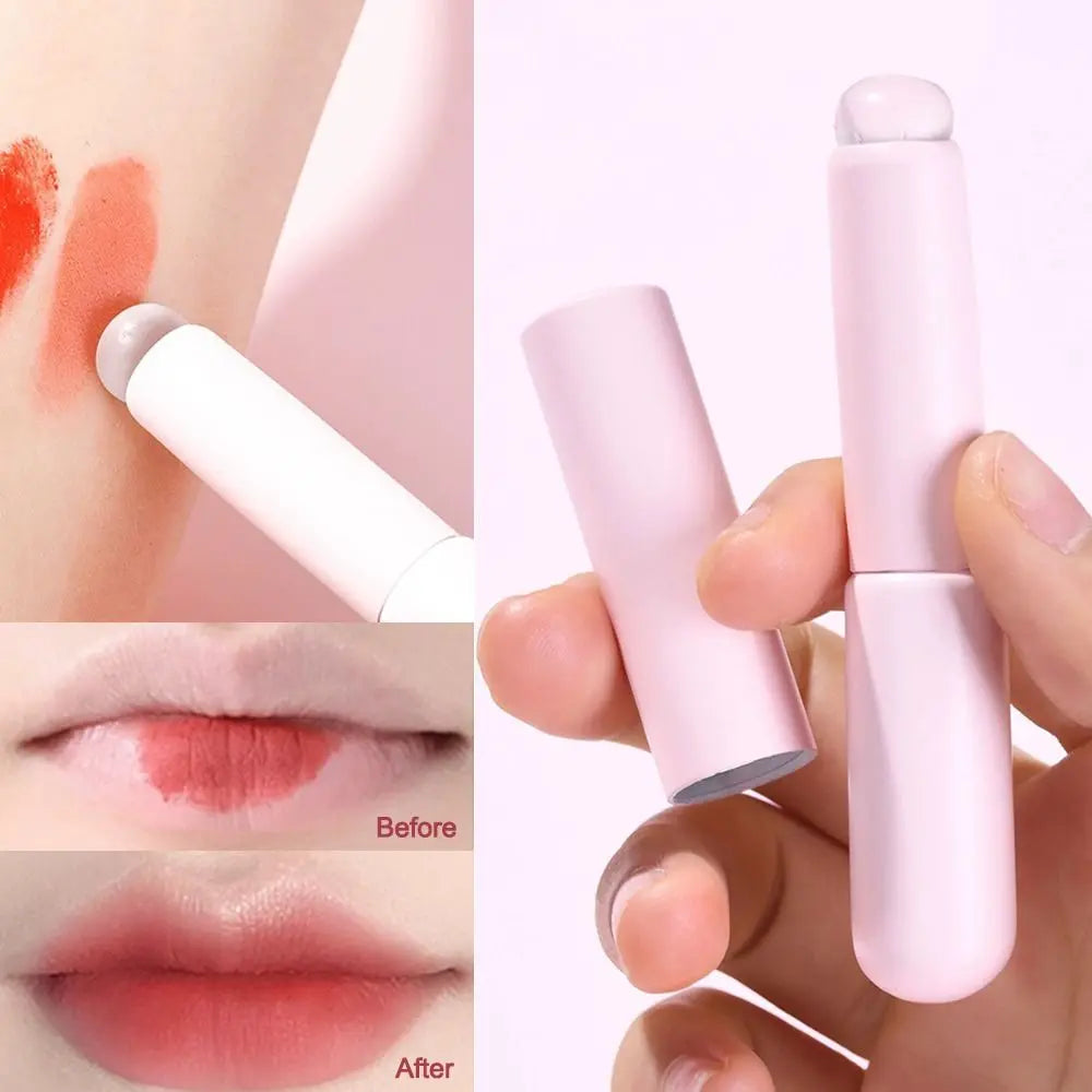 Reusable Silicone Lip Brush | Round Head Lip Gloss Applicator Lip Brush Applicator QXL