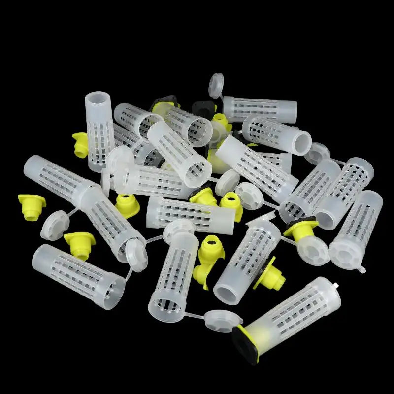 Queen Bee Rearing Cage 20-Pack | Beekeeping Protection Kit Beekeeping Cage Set QXL