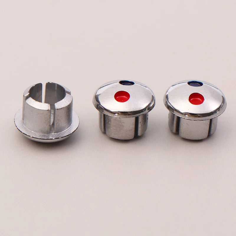 10-Pack Faucet Handle Hot & Cold Labels – Red & Blue Covers Faucet Handle Labels QXL