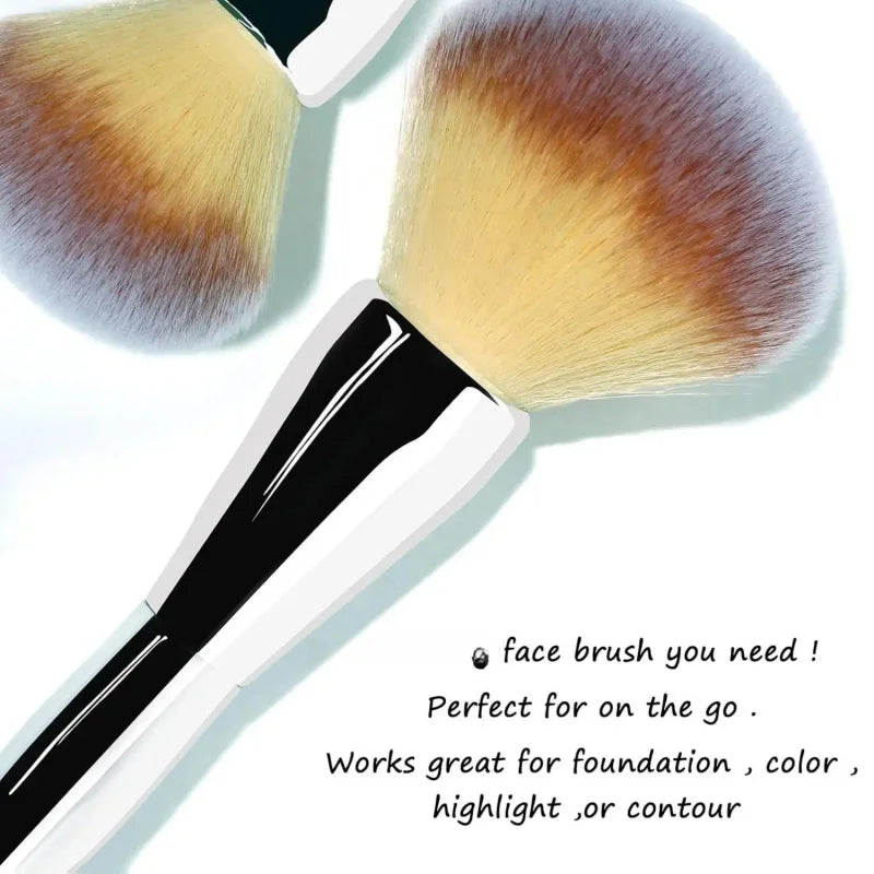 Large Ultra-Soft Synthetic Powder Brush | Blush & Setting Powder Powder Makeup Brush QXL