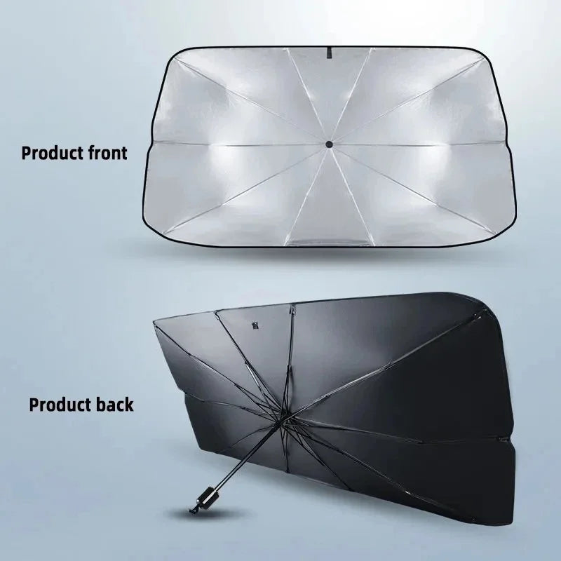 Foldable Car Windshield Sunshade Umbrella | UV Sun Protection Car Windshield Sunshade QXL