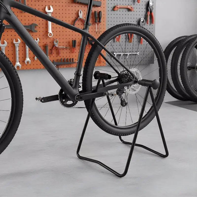 Foldable Bike Repair Stand | Triangle Hub Mount Rack Bike Repair Stand QXL