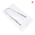 2-Pack Stainless Steel Tongue Scraper | Fresh Breath Tool Tongue Scraper Set QXL B