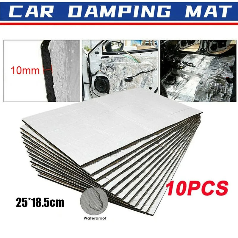 Car Sound Deadener Heat Insulation Mat | 5–20 Pack Car Insulation Mat QXL 10 mm-10 Pcs