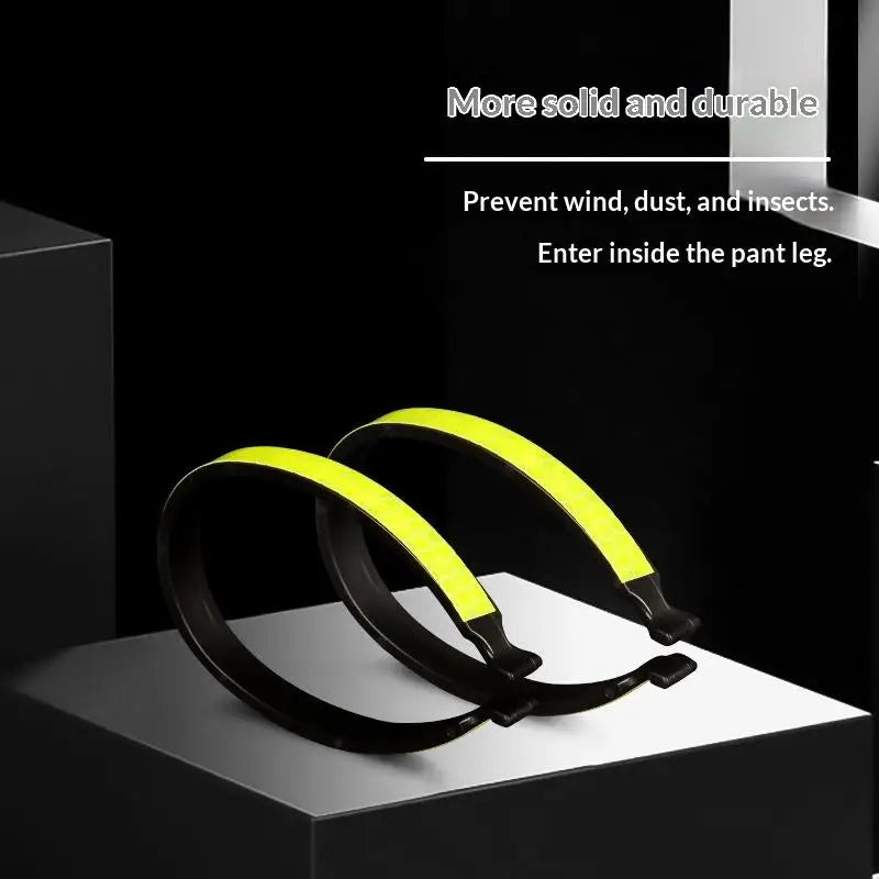 Reflective Cycling Trouser Clips | 2-Pack Ankle Bands Cycling Trouser Clips QXL