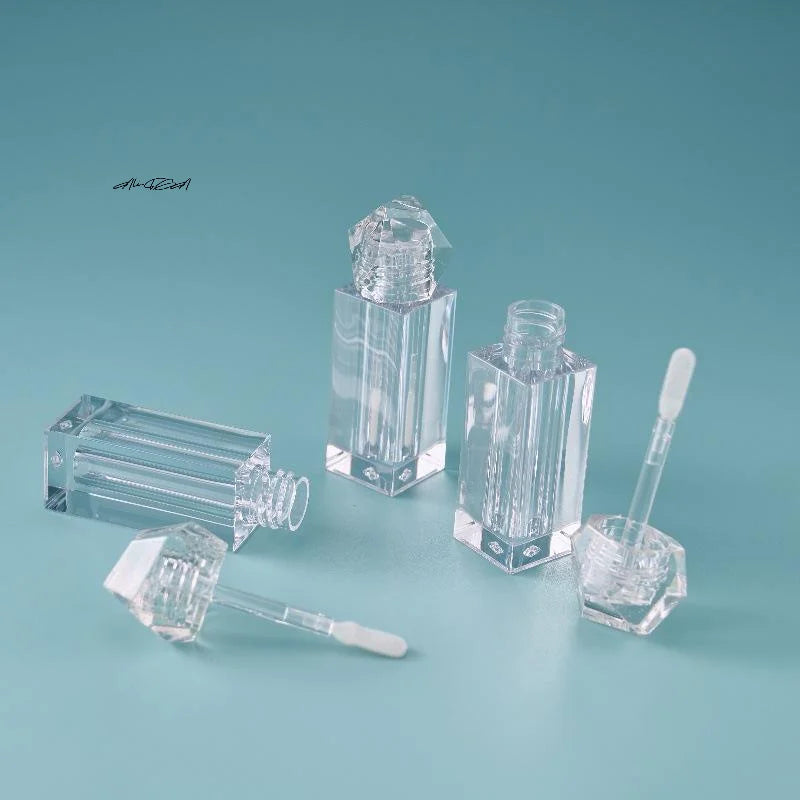 Diamond Refillable Lip Gloss Tubes 3ml 6ml | Empty Lip Containers Lip Gloss Container QXL