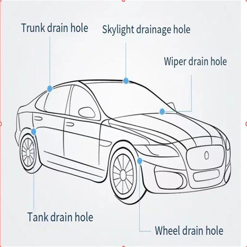 Car Sunroof Drain Dredger & Pipeline Cleaning Brush Tool Drain Cleaning Brush QXL