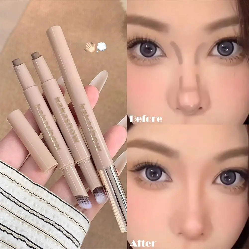 2-in-1 Contouring Pen & Brush | 3D Bronzer Contour Stick Bronzer Contour Stick QXL