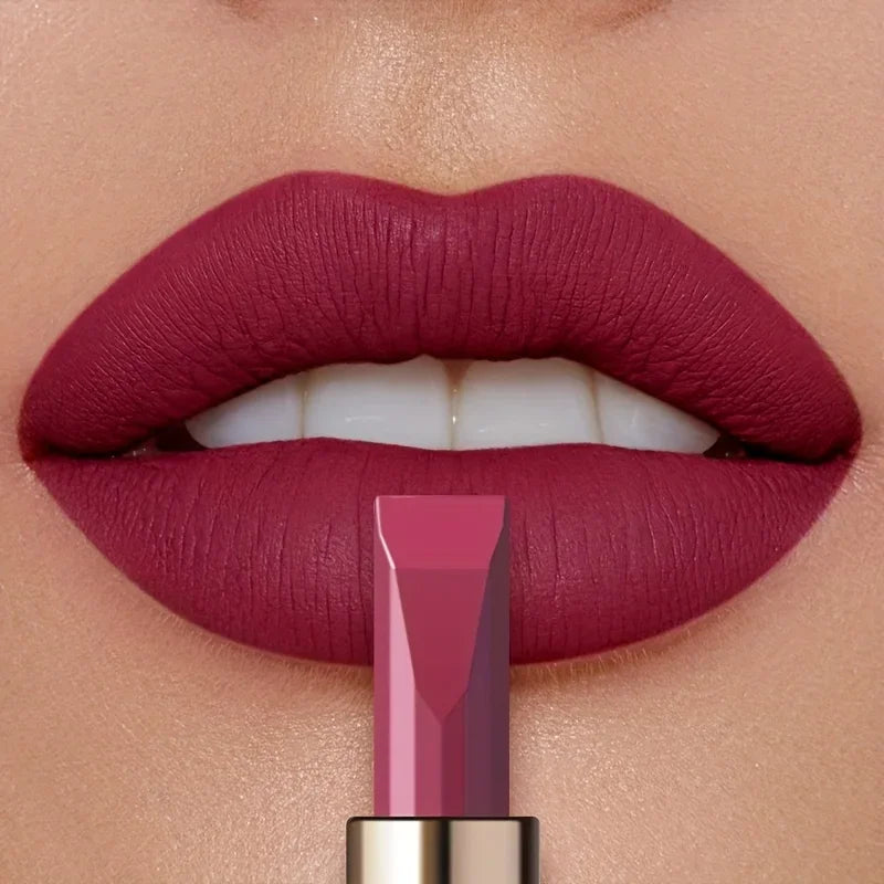 Velvet Matte Lipstick | Waterproof Long-Lasting Silky Finish Matte Lipstick QXL