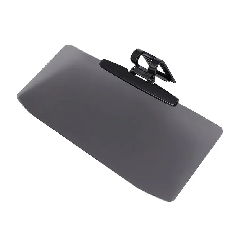 Clip-On Car Sunshade Visor | HD Anti-Glare Tinted PVC Panel Car Sun Visor QXL black