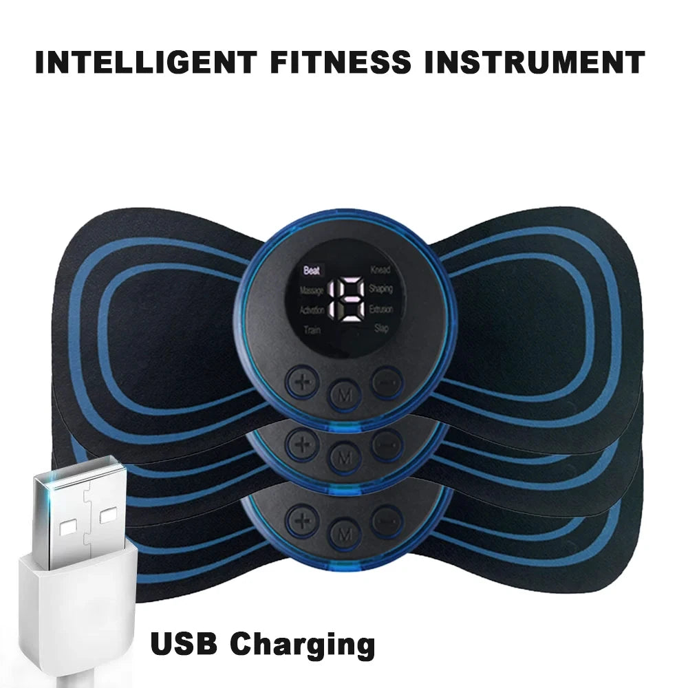 Rechargeable Remote Control Neck & Shoulder Massager Patch Electric Neck Massager QXL