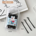 30-Pack Metal Bobby Pins | Black Straight & Wave Hair Clips Bobby Pin Set QXL 3-rabbit straight