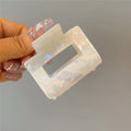 Large Mermaid Claw Hair Clip – Acrylic Hairpin for Women & Girls Claw Hair Clip QXL C