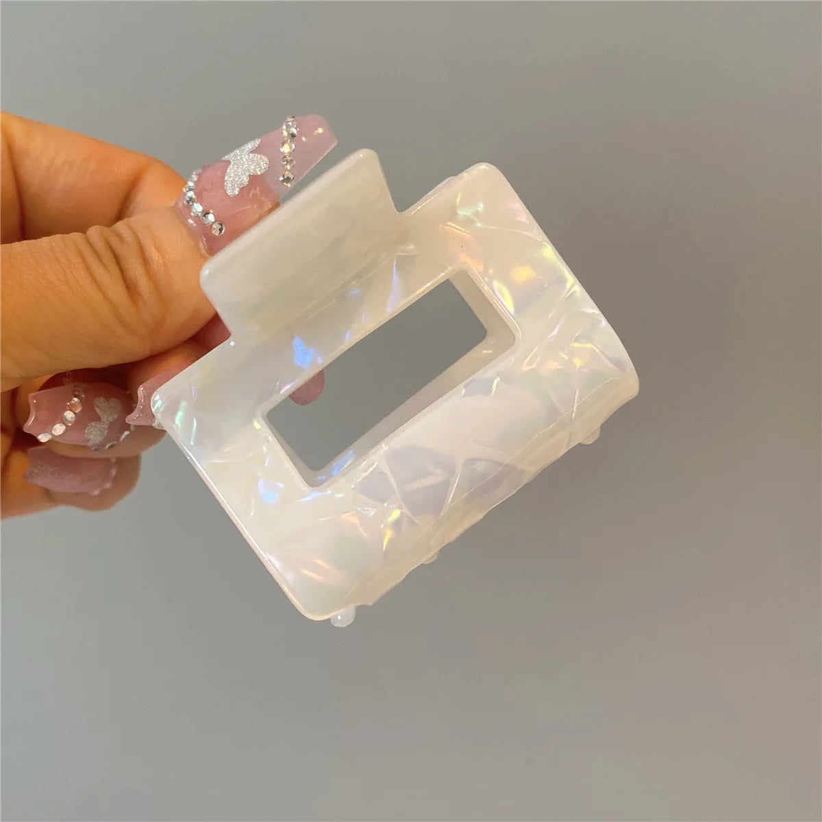 Large Mermaid Claw Hair Clip – Acrylic Hairpin for Women & Girls Claw Hair Clip QXL C