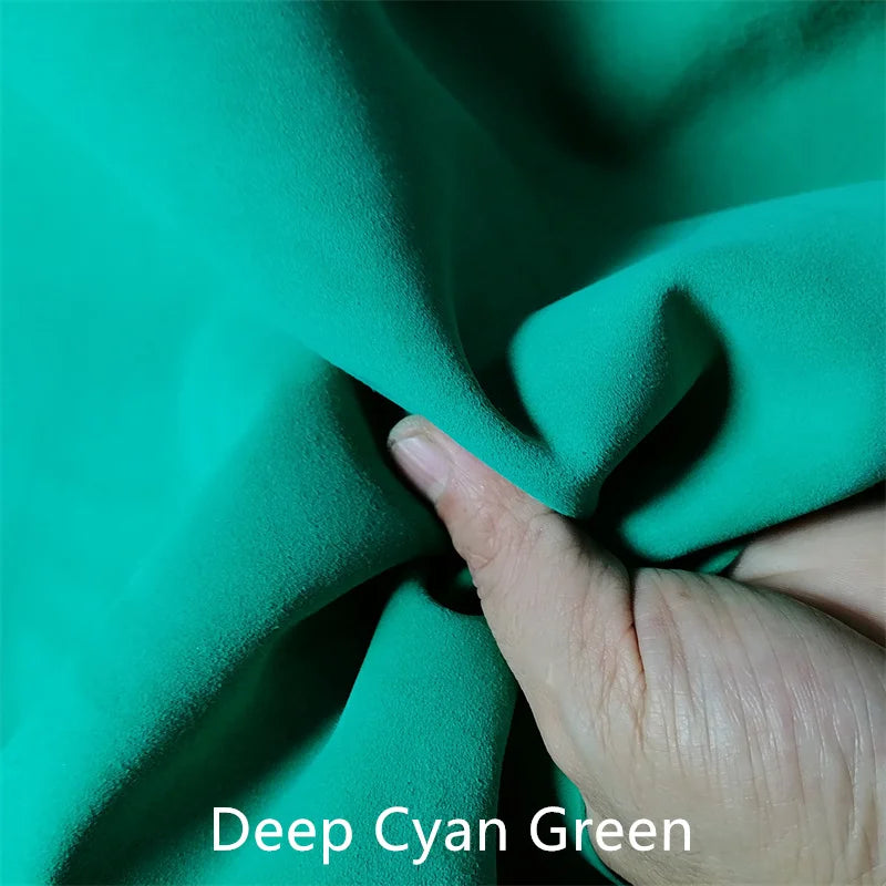 Emerald Frosted Sheepskin Leather 0.8mm | First Layer DIY Fabric Leather Craft Fabric QXL