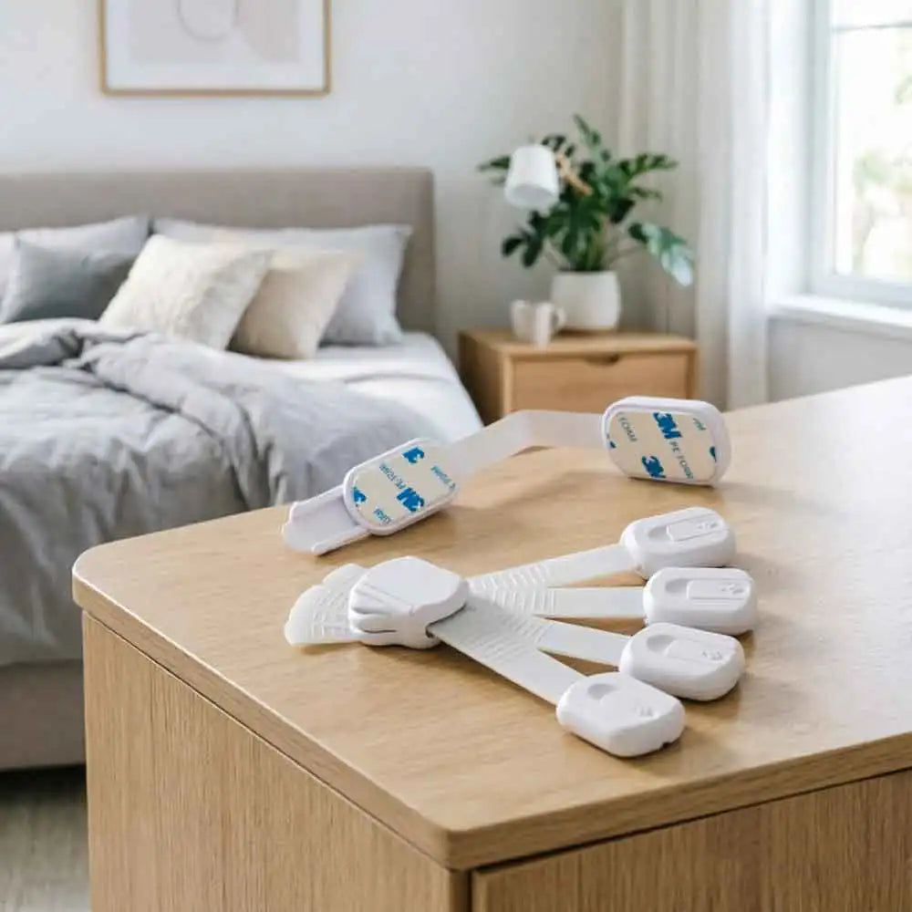 Baby Safety Cabinet Locks & Adhesive Drawer Latches Baby Cabinet Locks QXL