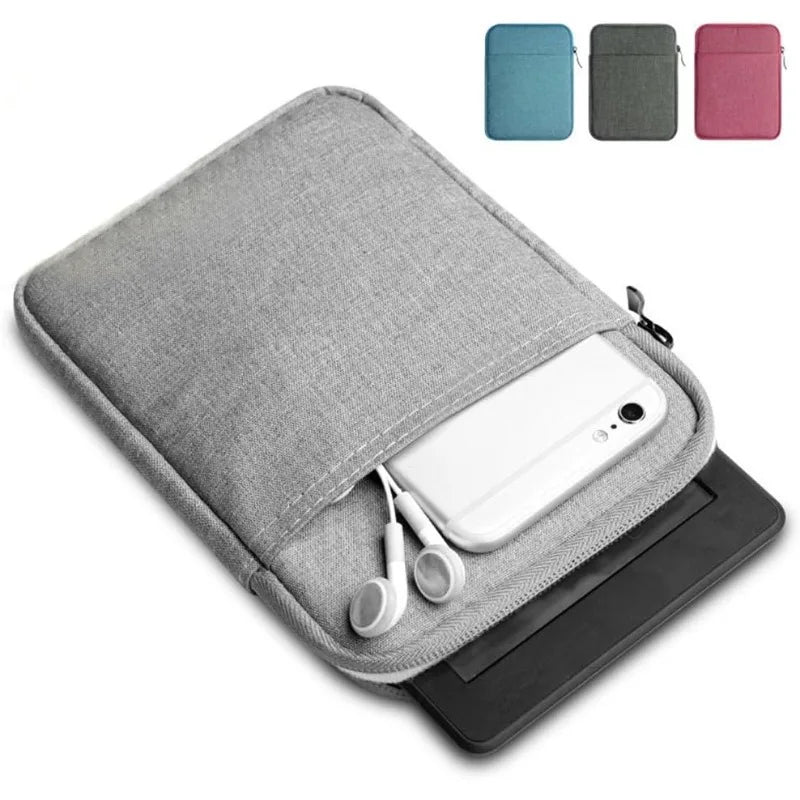 6" Kindle Sleeve Case | Canvas & Cotton Lining – Fits Voyage E-Reader Sleeve Case QXL