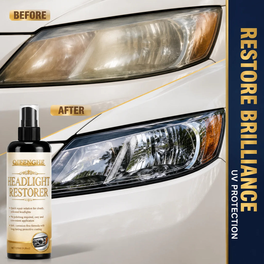 Headlight Restoration Spray – Clear Foggy Oxidized Lenses Headlight Restoration Spray QXL