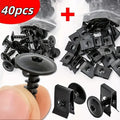 40-Pc Car Self-Tapping Screws, U-Clips & Metal Spacers Kit Auto Body Fasteners QXL 40pcs